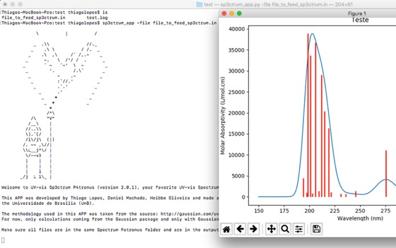UV-Vis Sp3ctrum P4tronum screenshot